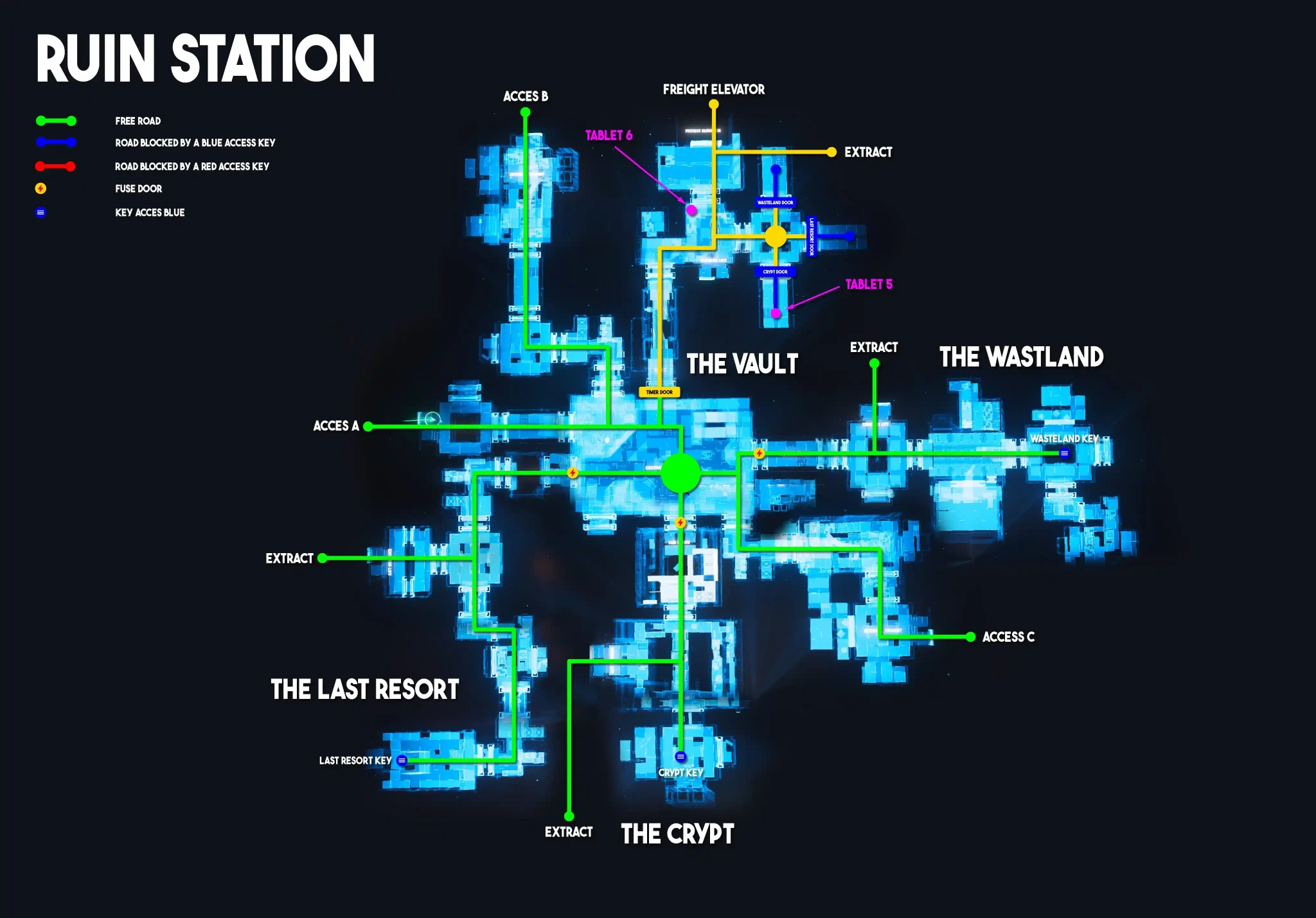 Ruin Station Karte